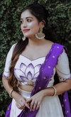 PC 500 Chinon With Real Hand Work With Digital Print Lehenga With Choli Dupatta Wholesale In India